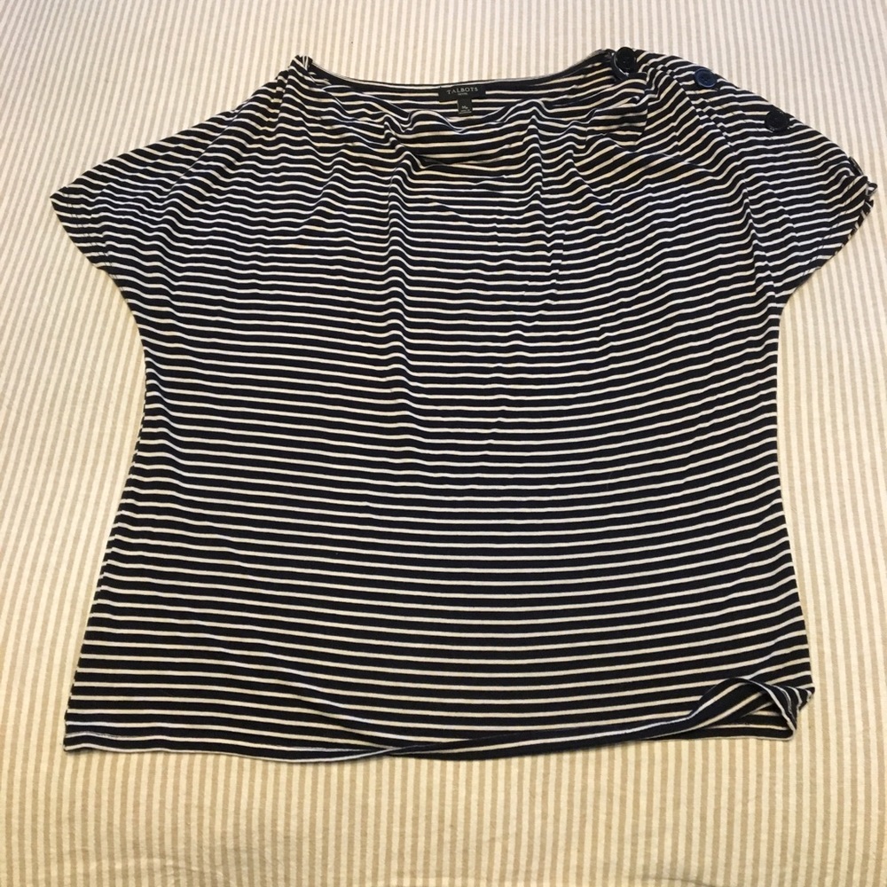 Talbots cowl neck shirt